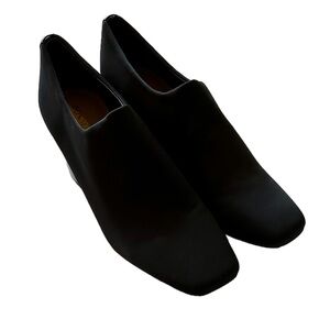 Donald Pliner Chelsie black chunky square toe heel women 8